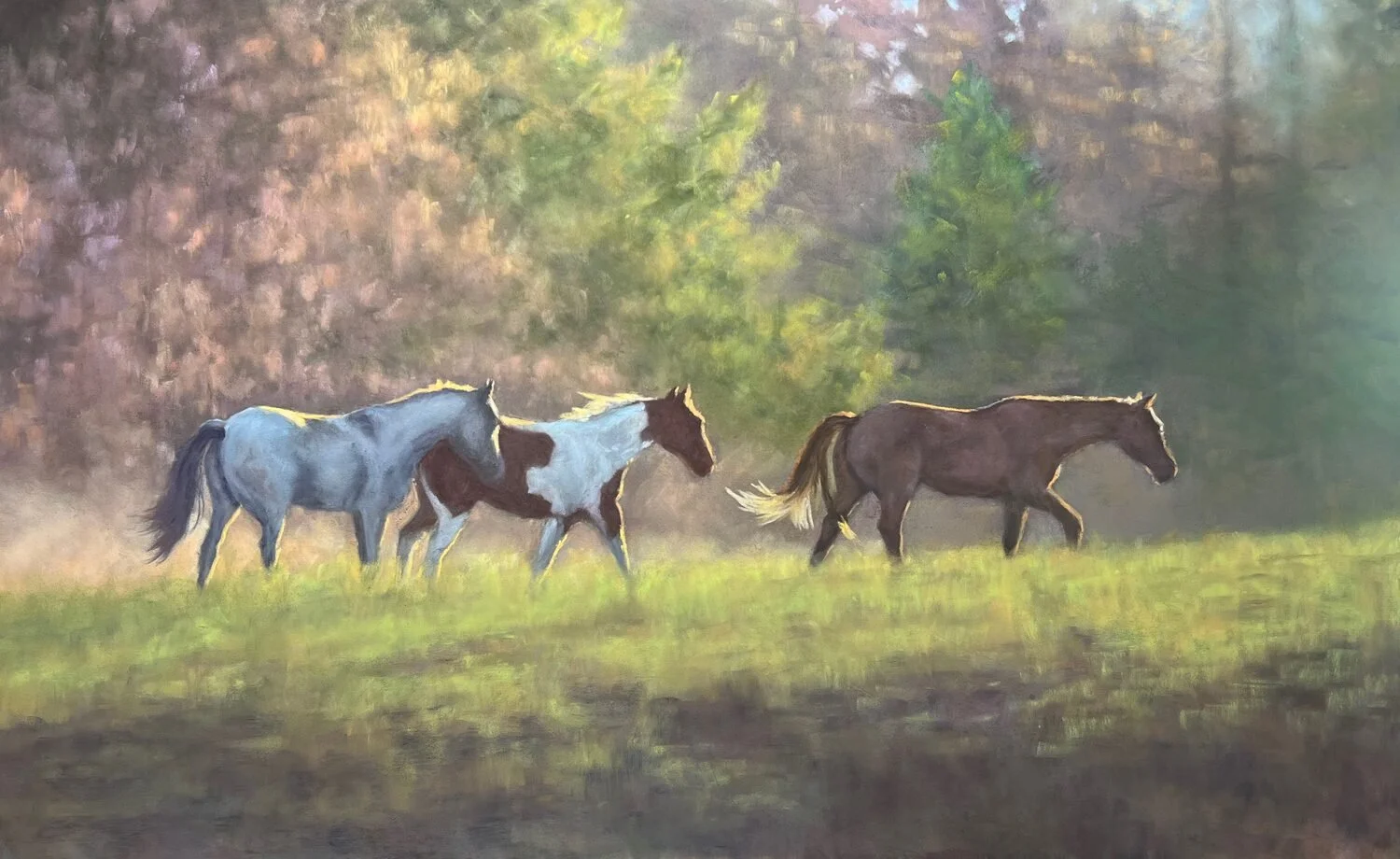 Debra Cepeda - After the fire; 21 x 30 pastel, $1800