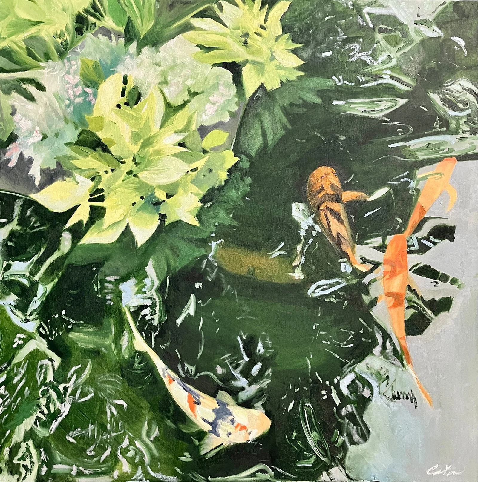 Catalina Mercado - Balance, 24x24 oil, $400