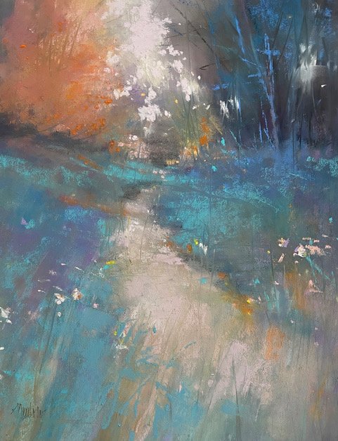 Rejoice II, 11x8.5 pastel, $550