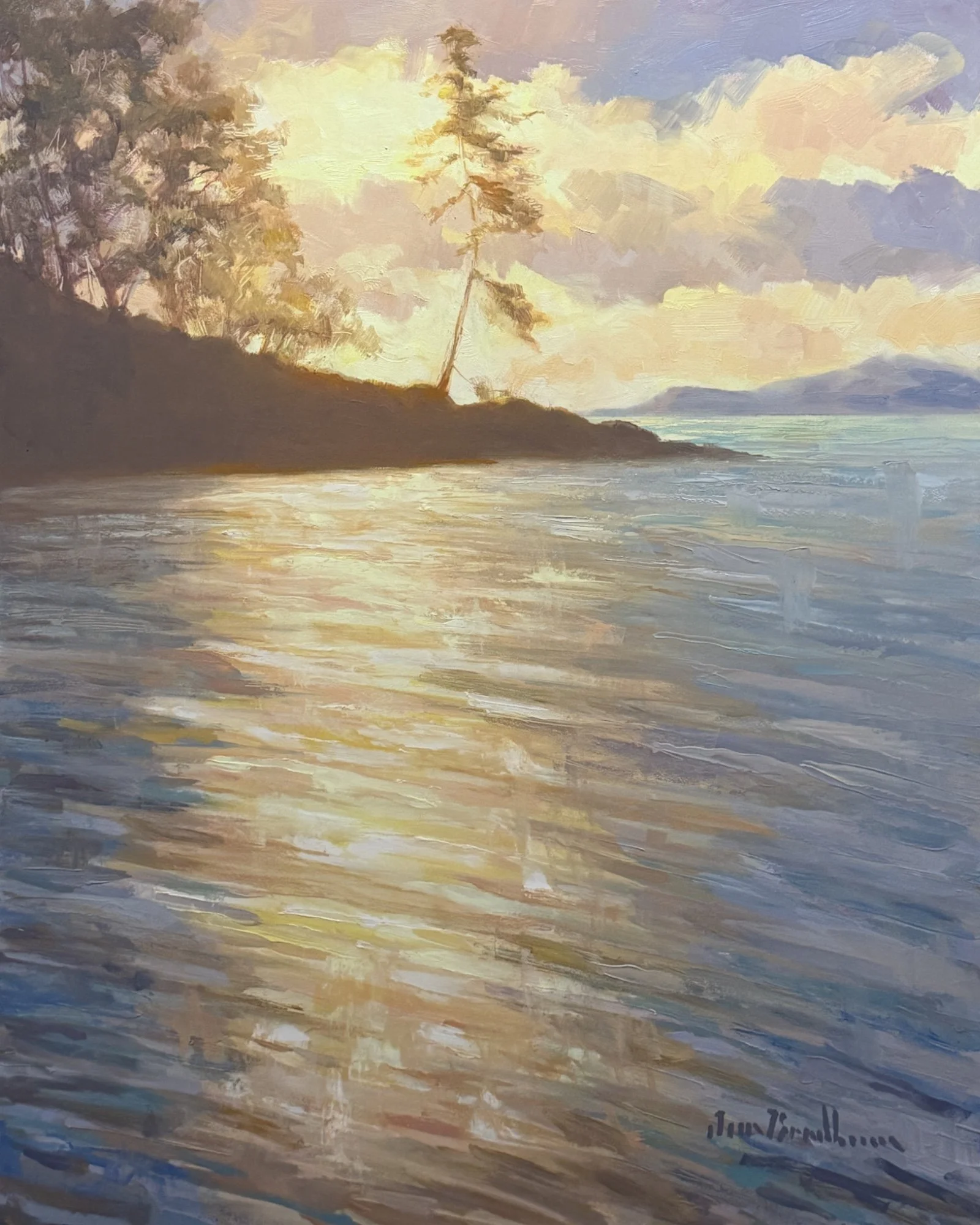 Washington Park Summer, 20x16 oil, $1100