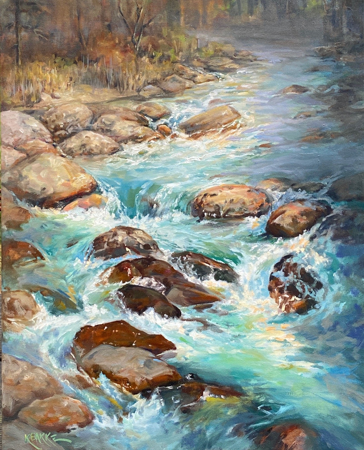 Rush II, 20x16 oil, $900