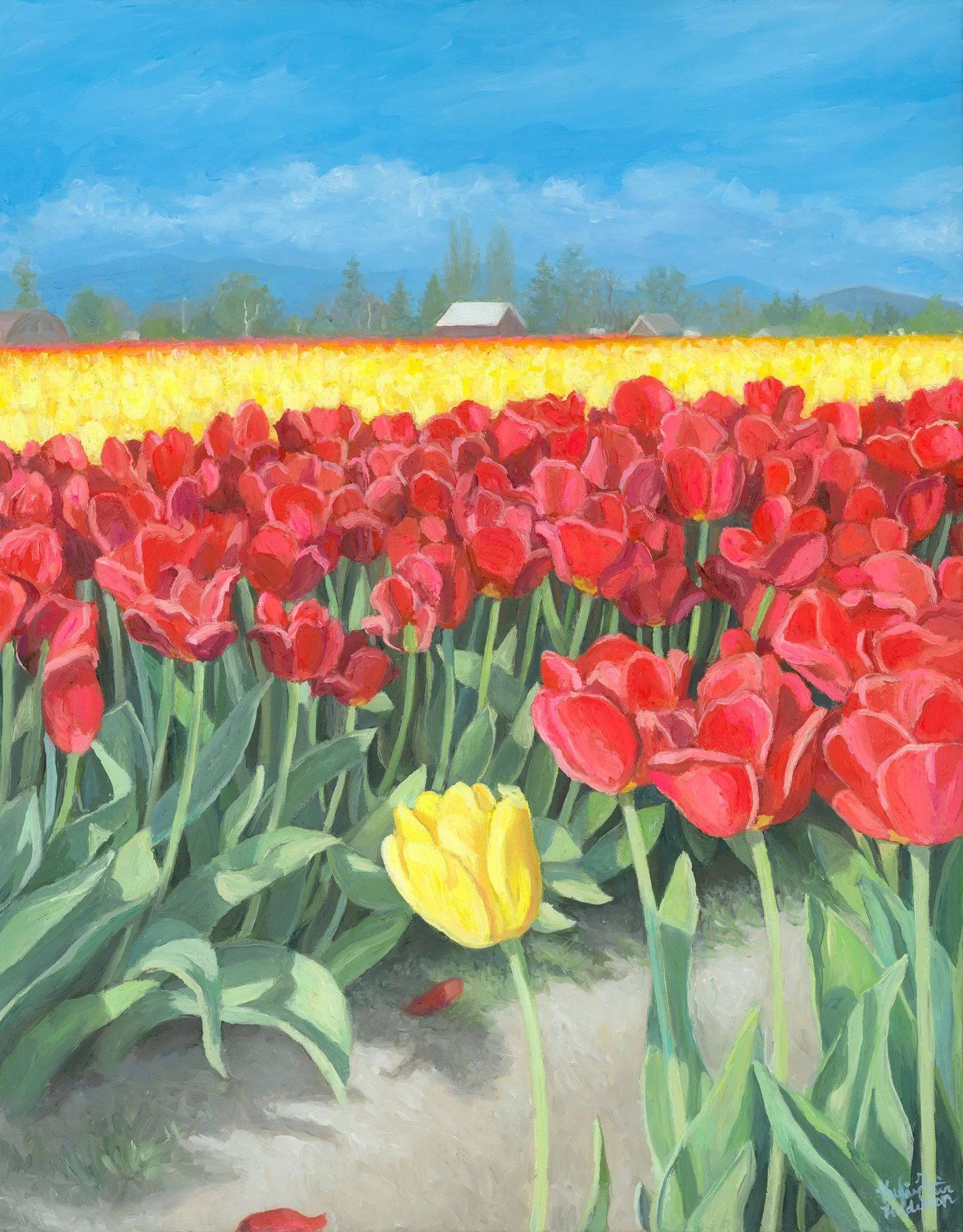 A Surprise Guest, 22x28 oil, $1600