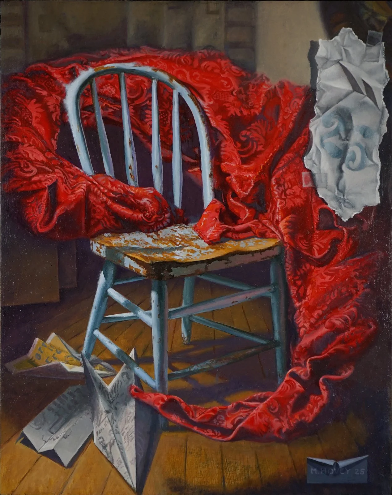Michael Hovey - 25, 25x20 oil, $1800
