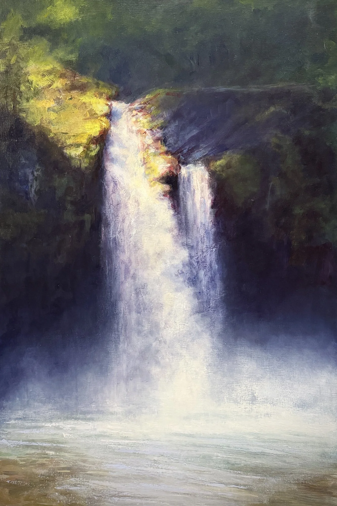 Iron Creek Falls, 36x24 oil, $2800