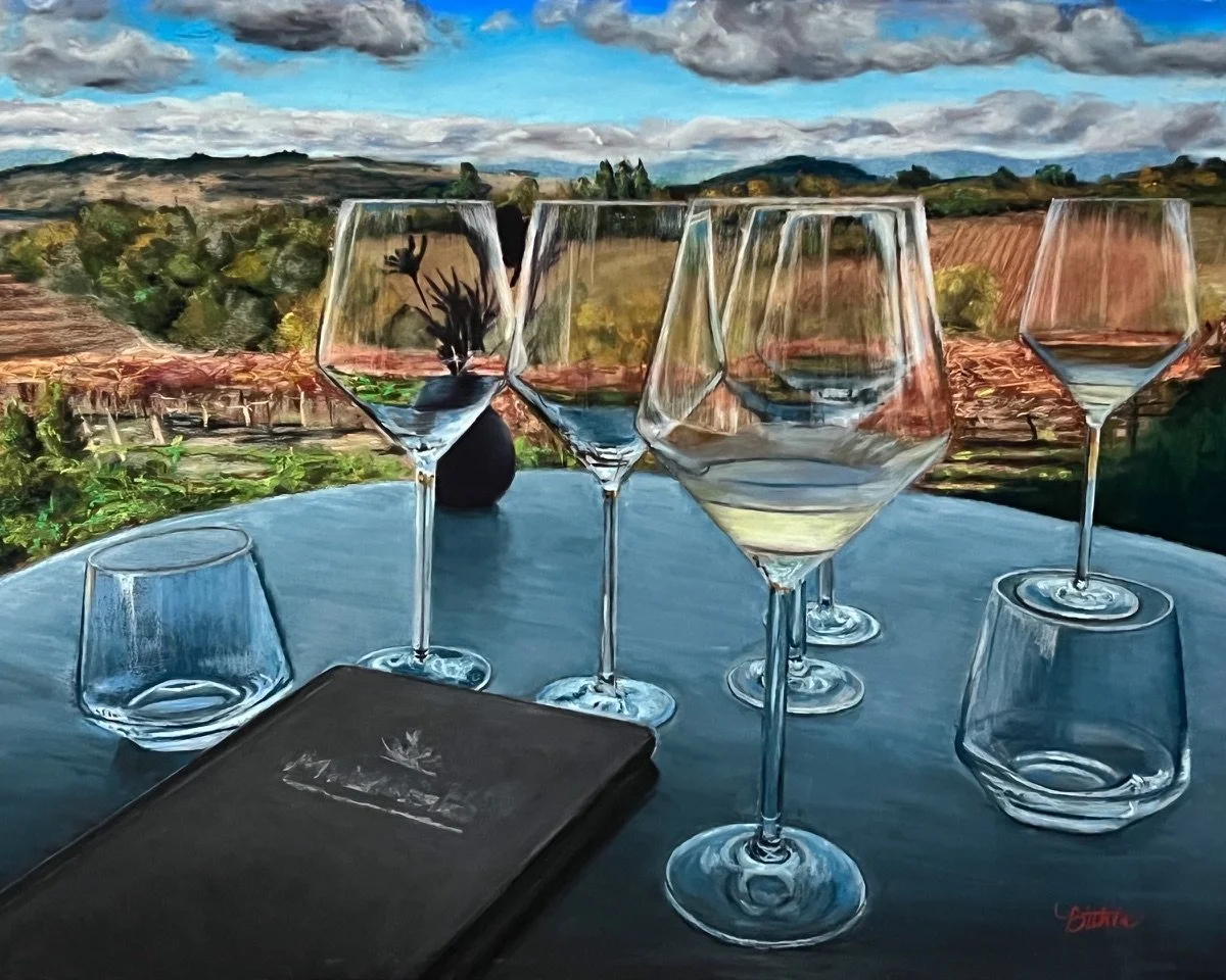 Tasting Days, 22x28 pastel, $2100