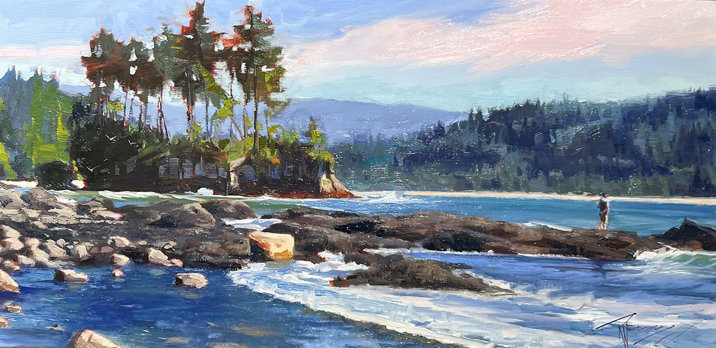 Salt Creek, 12x24 oil, $1200