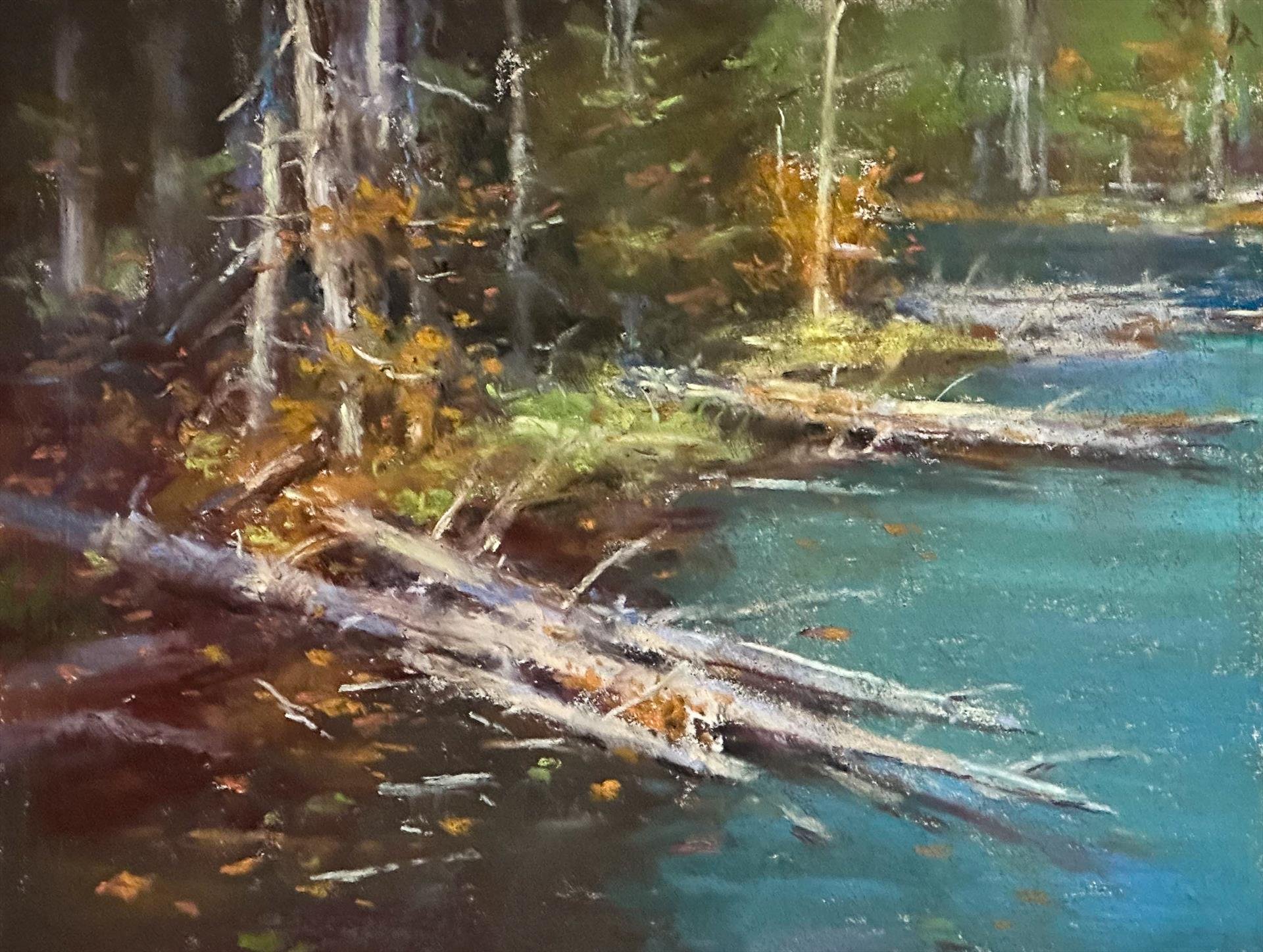 Ned Mueller; Autumn's End, 8x10 soft pastel, $850