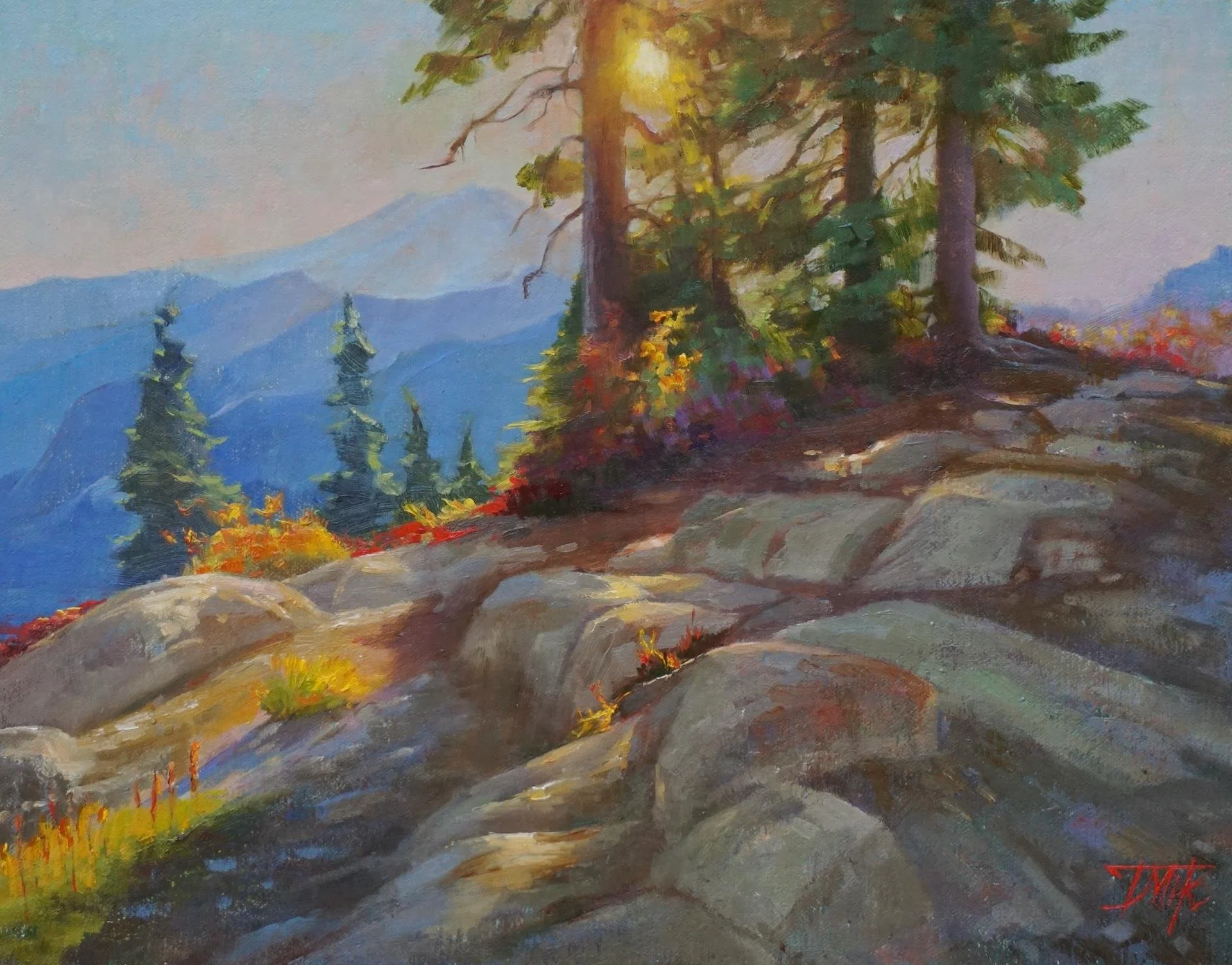 Tatsiana Mikhailava - Mt. Baker Artist Point; 11x14 oil, $560