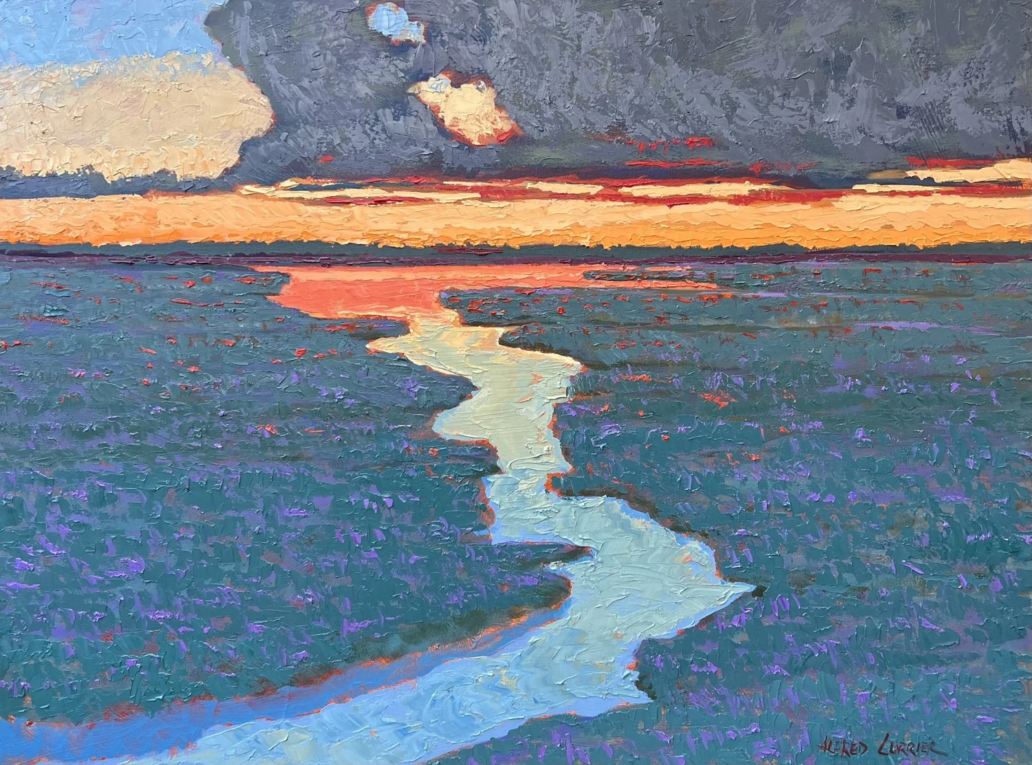 Sullivan Slough, 30 x 40 oil, $6500