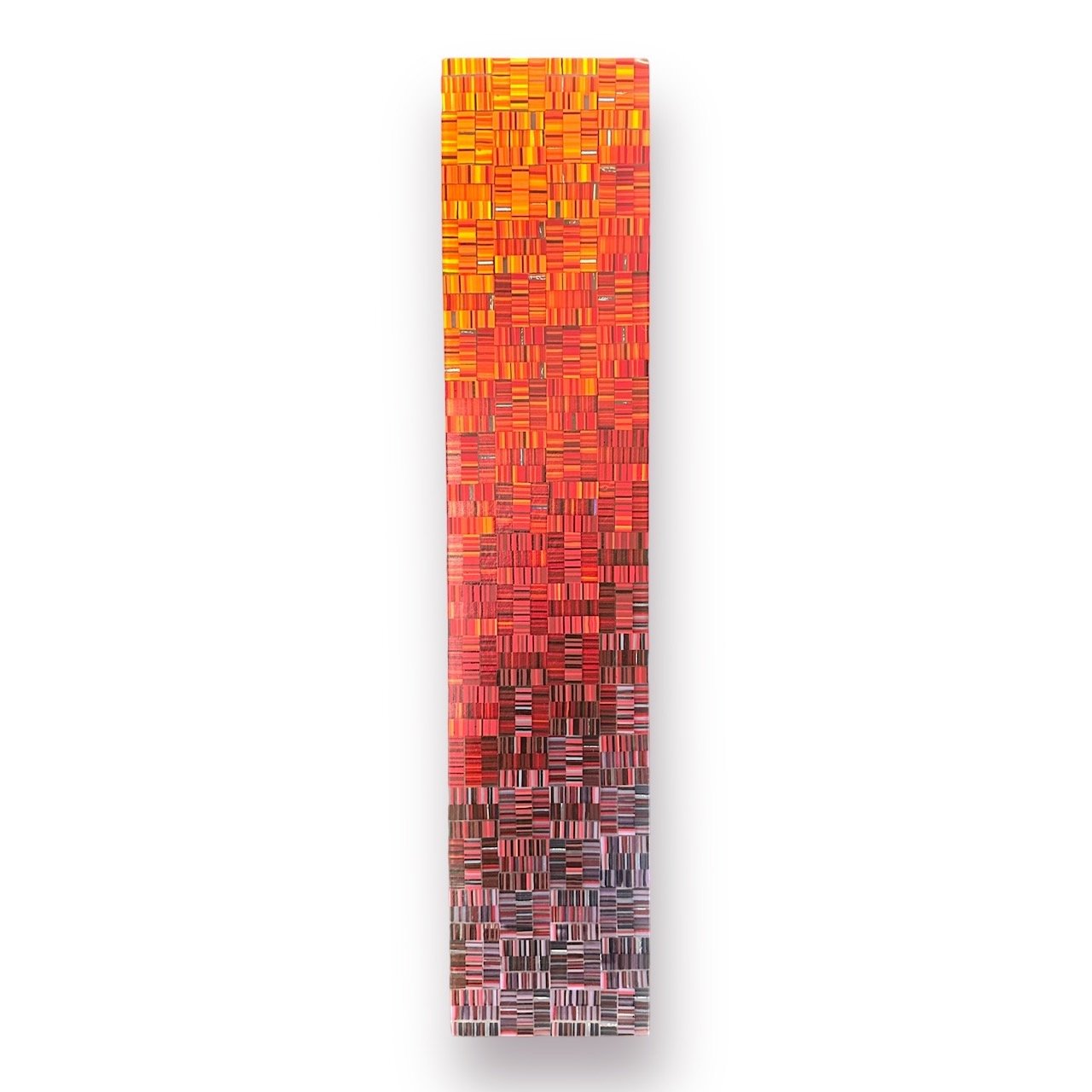 Evening 26, 21x4.5 Fused Glass, $335
