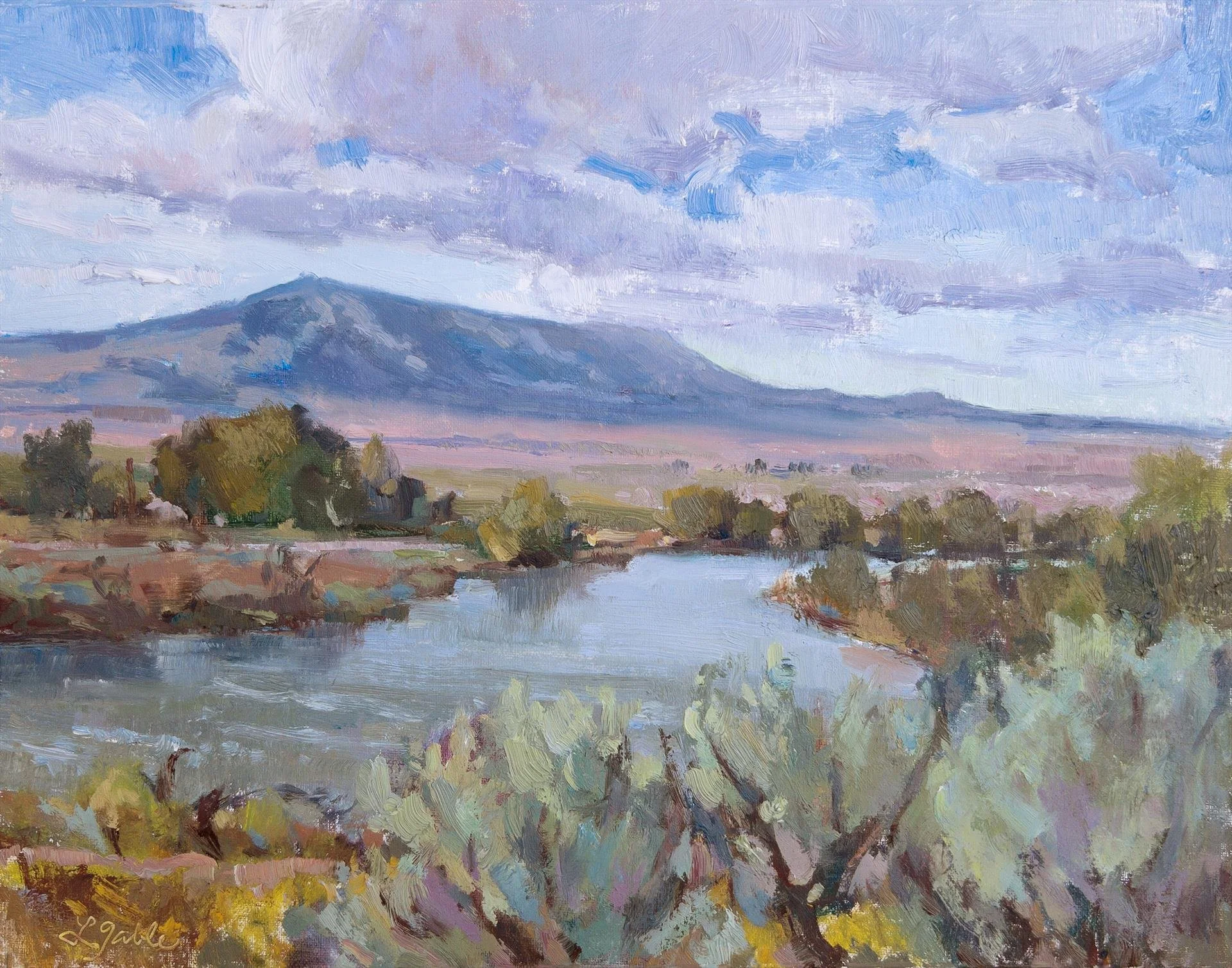 One Beautiful Day, 11 x 14 oil, $800 by Laura Gable