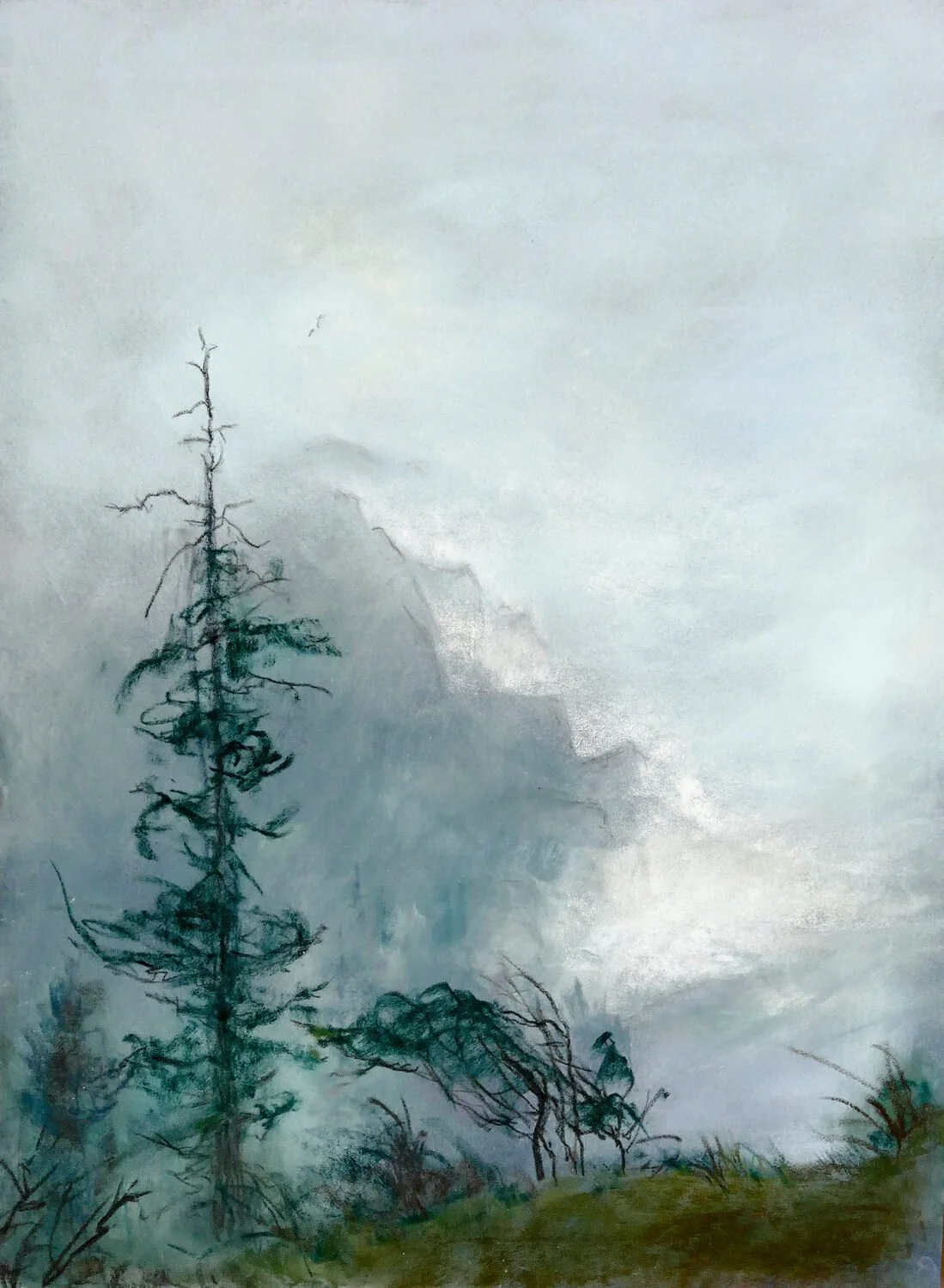 Margaret Carpenter Arnett - Survivors; 20 x 16 pastel, $700