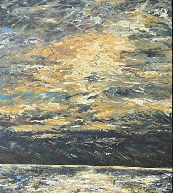 Atmosphere, 32x32 oil, $1400
