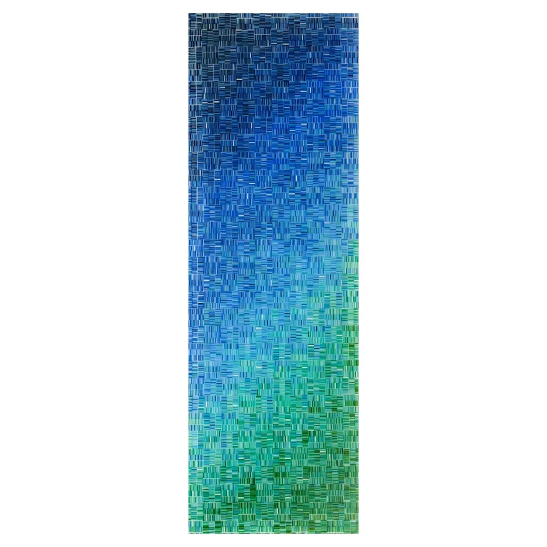 Tranquility 45, 34.5 x 11.25 fused glass, $1750