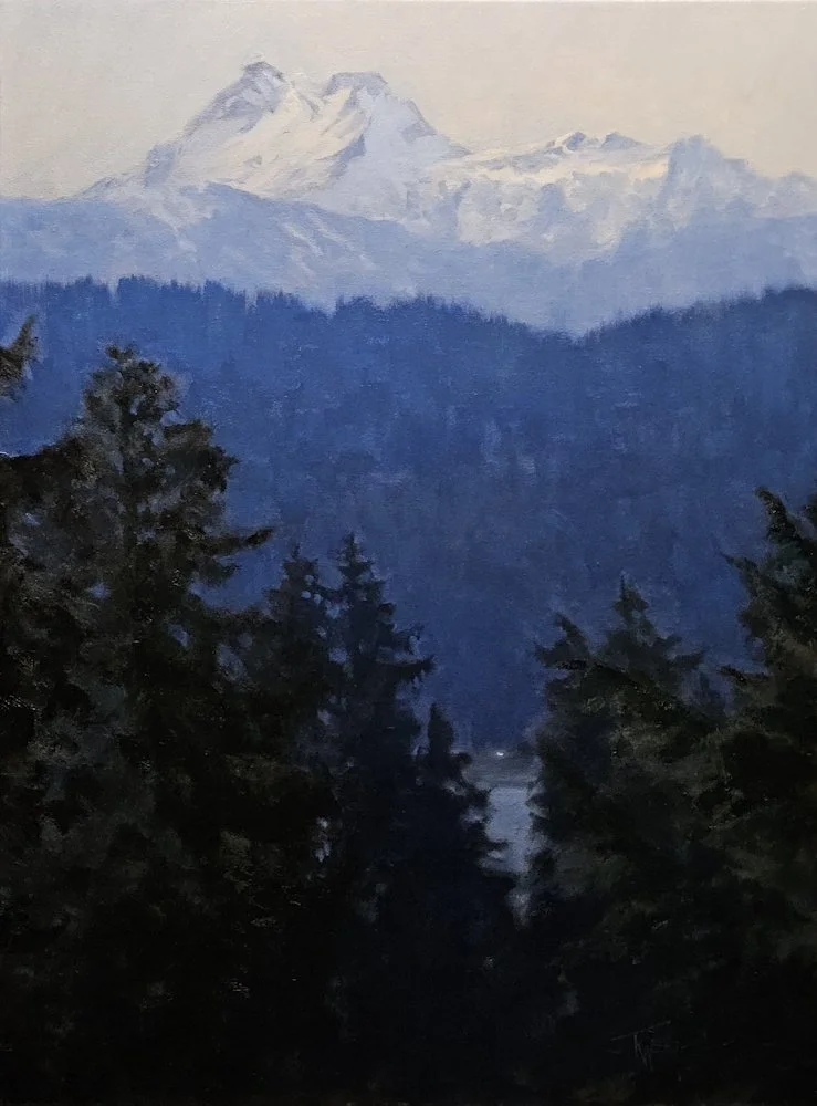 Olympic View, 20x16 oil, $1200
