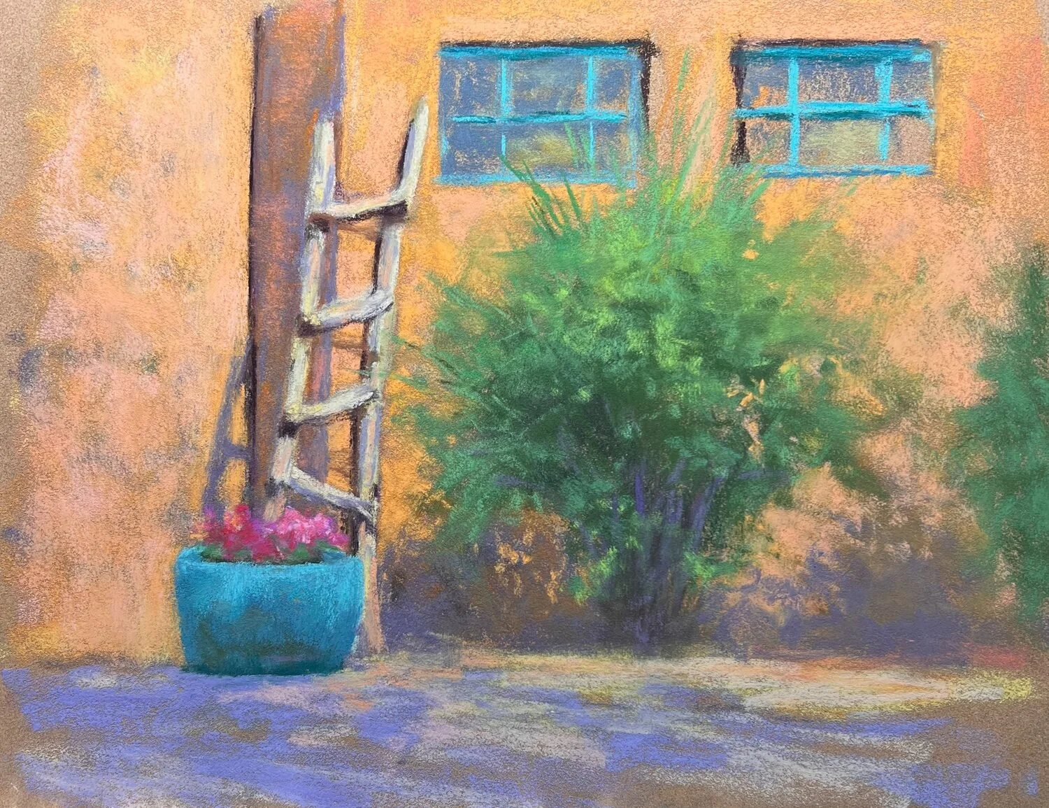 Debra Cepeda - It's a dry heat; 15 x 18 pastel, $800