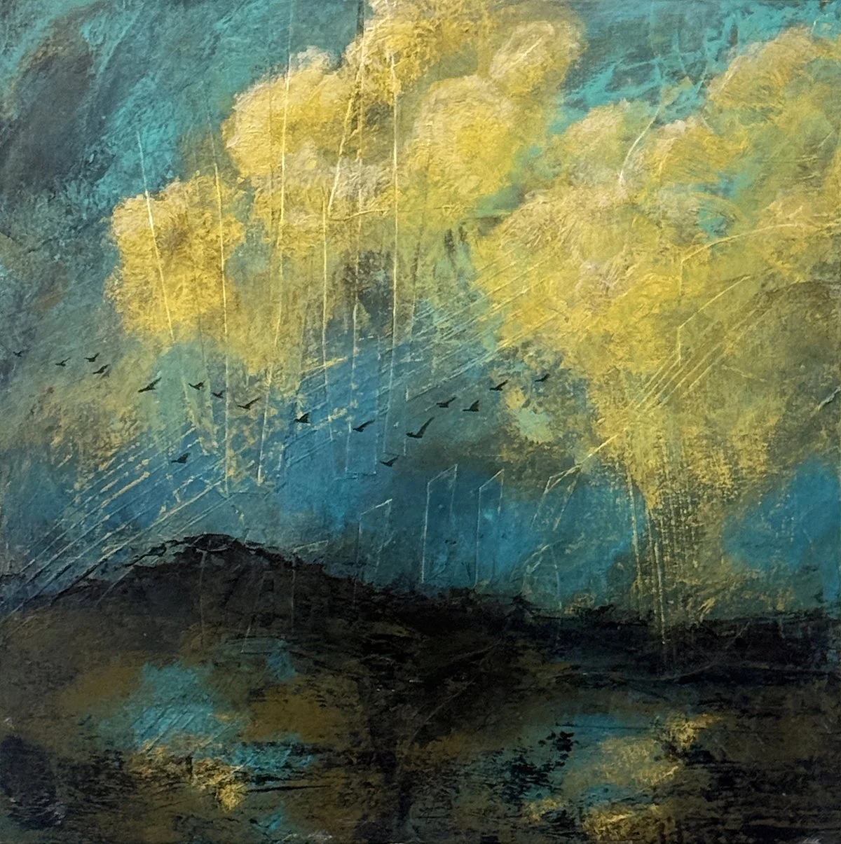 Flight Plan, 24x24 acrylic, $575