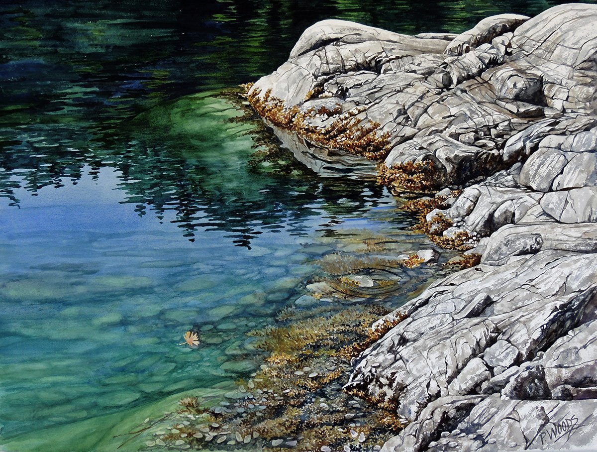 Tides, 20”x27” watercolor, $4200