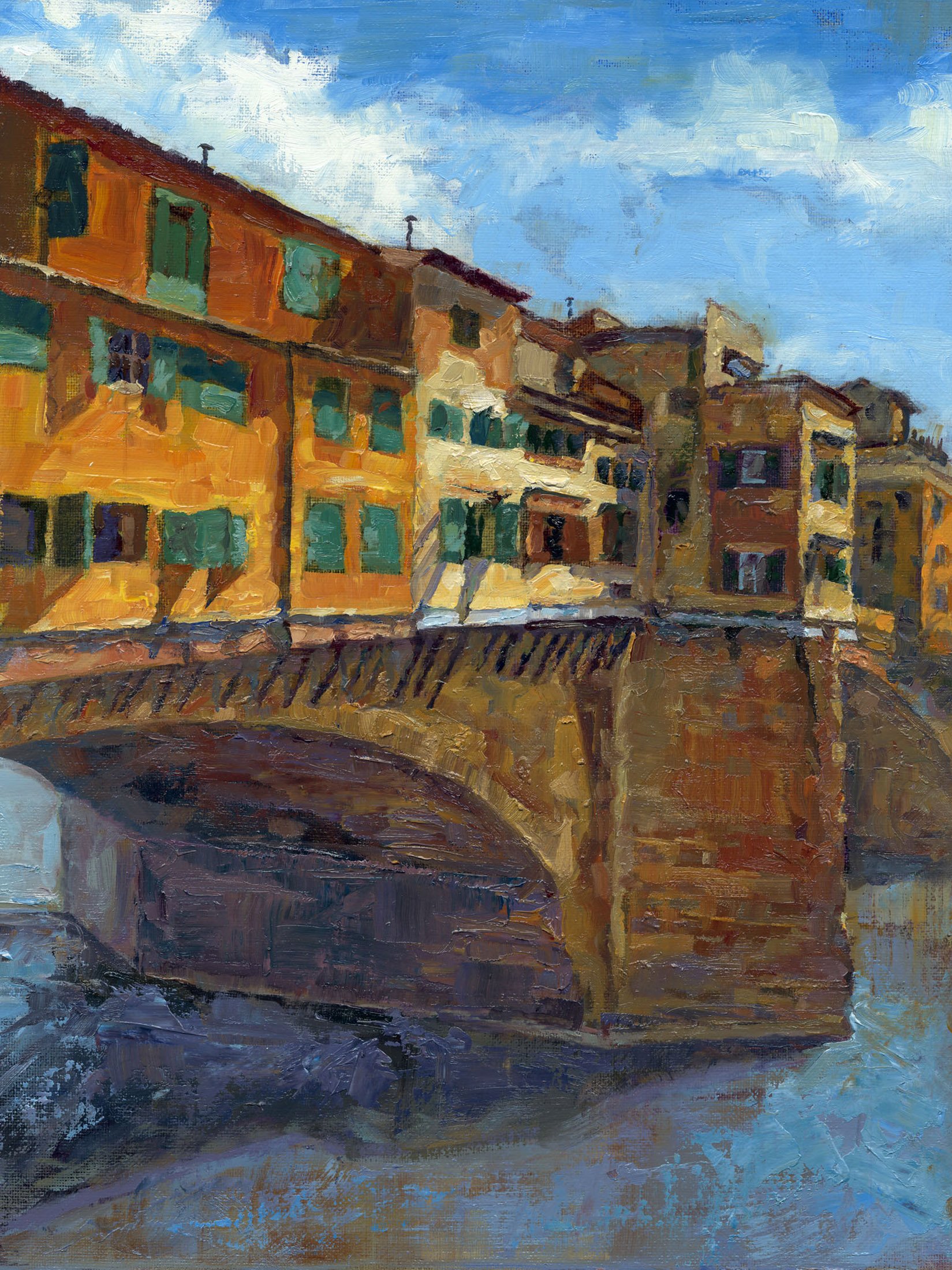 Ancient Crossing, 16x12 oil, $550