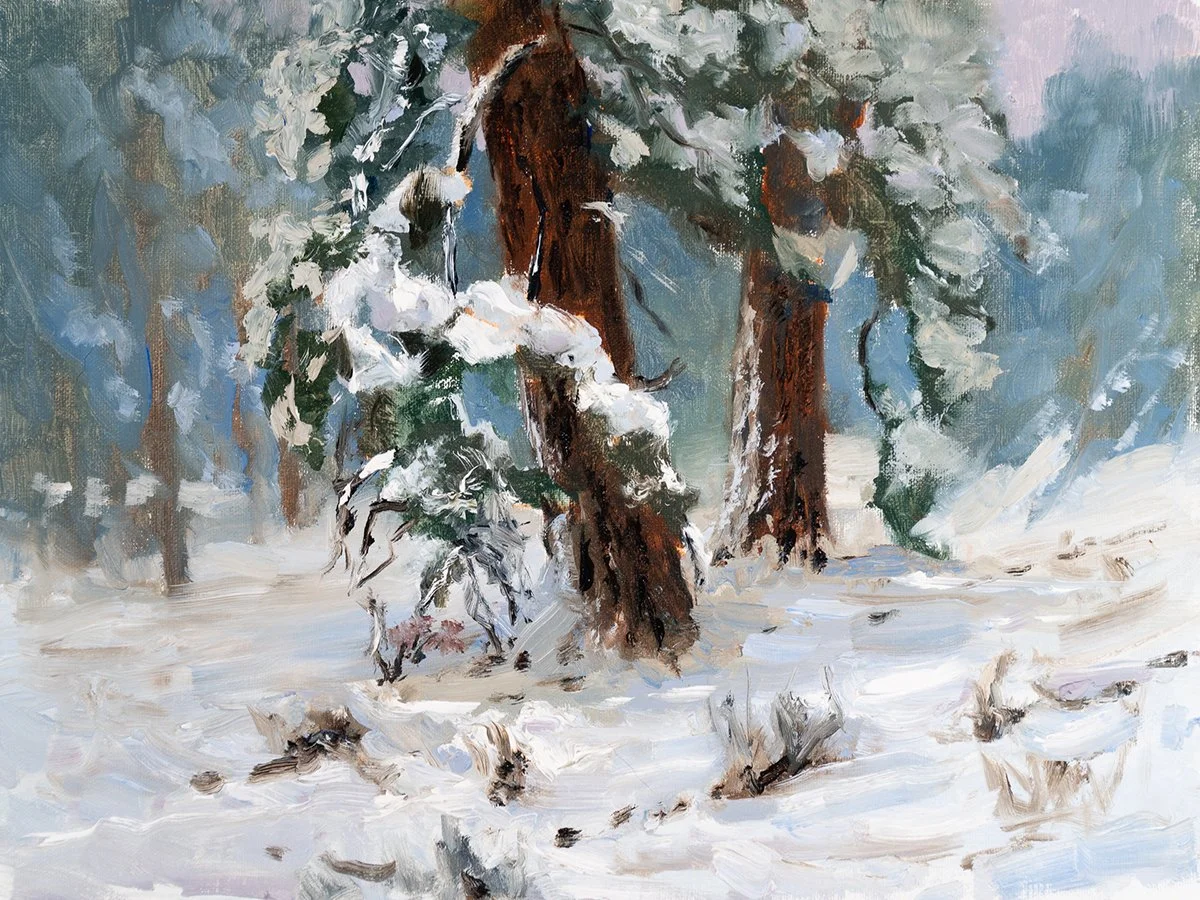 Winter Beauty, 9x12 oil, $450
