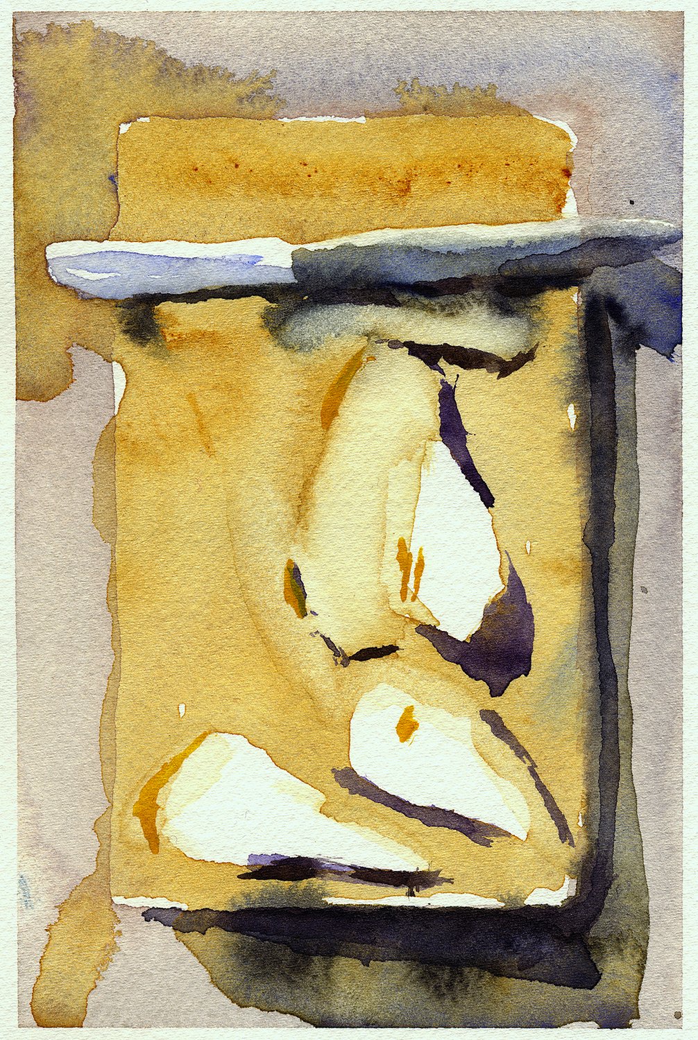 Alex Hollmann, Pears, 8x11 watercolor, $350