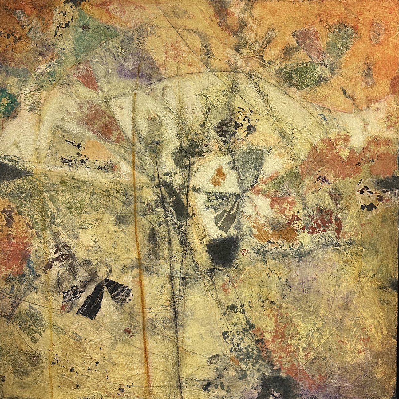 Opening, 18x18 mixed media, $1800
