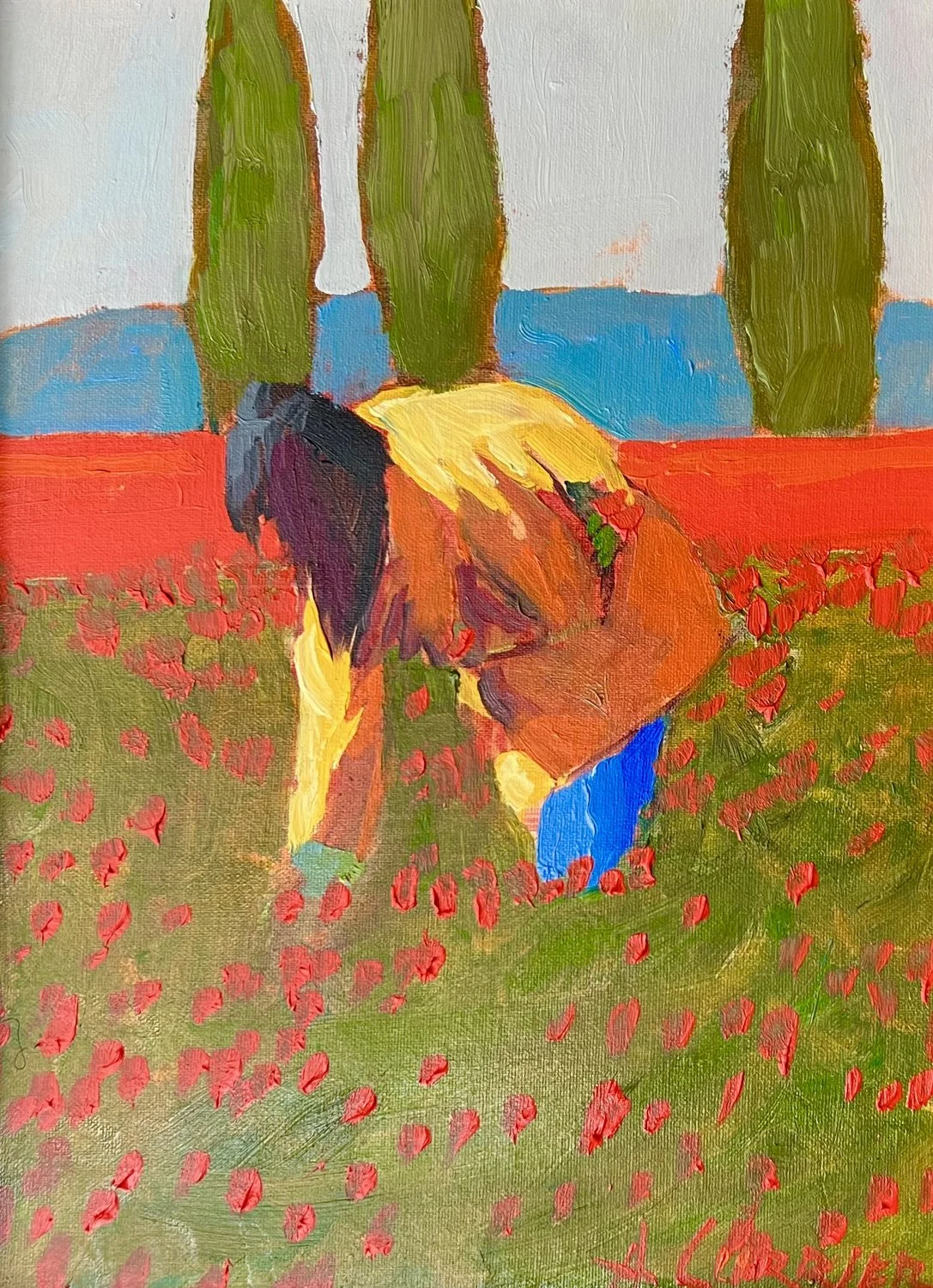 Maria, 12 x 9 oil, $950