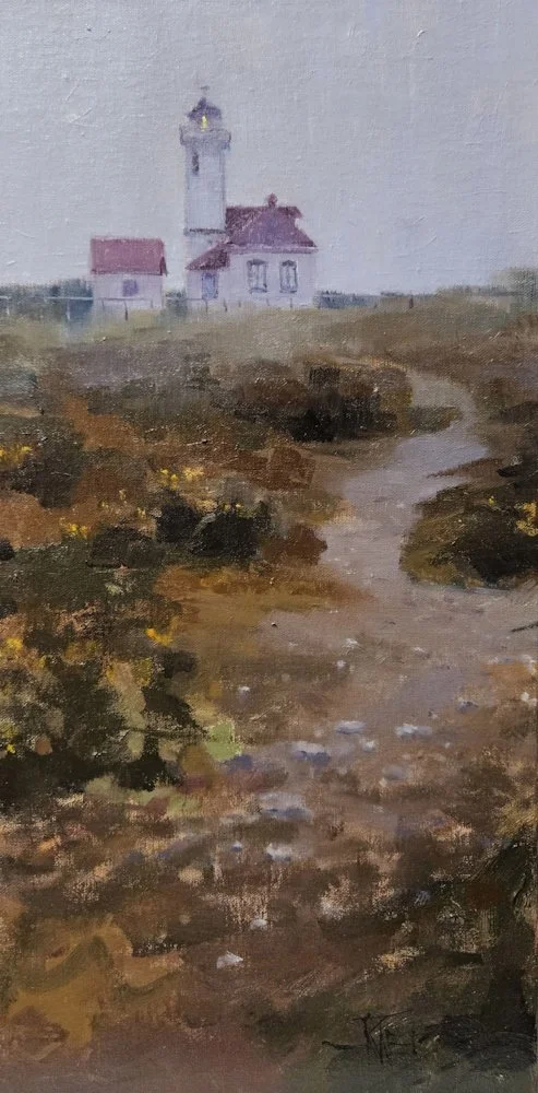 A Light Unto my Path, 16x8 oil, $750