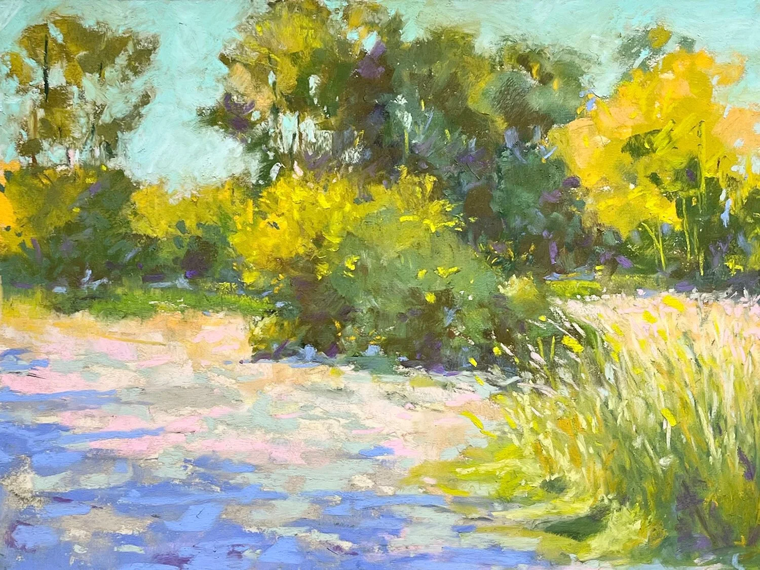 LaDonna Kruger - When Nature Shimmers; 15 x 18 pastel, $600