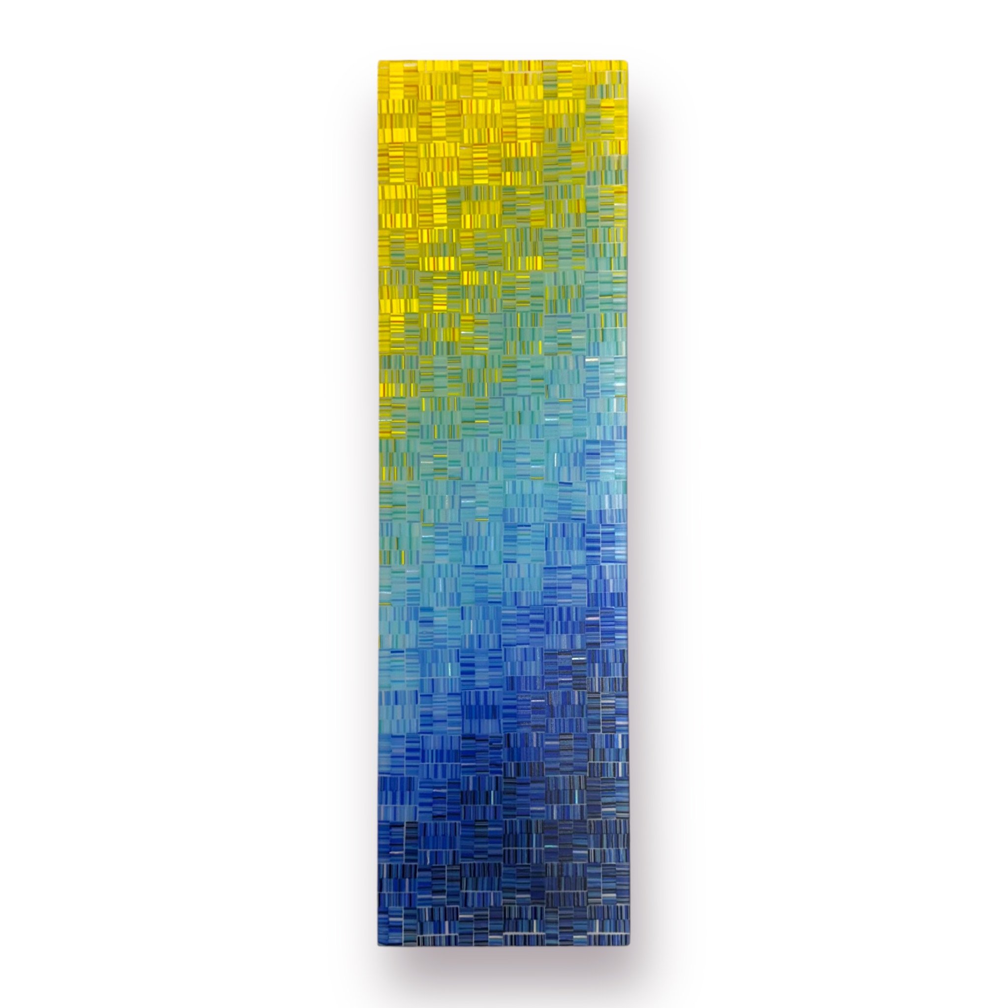 Sunrise 28, 23.5x6.75 Fused Glass, $560