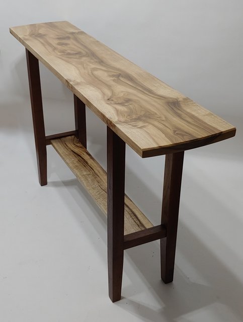 "Myrtle's Mark" - Oregon myrtle/walnut; 54"; $2900