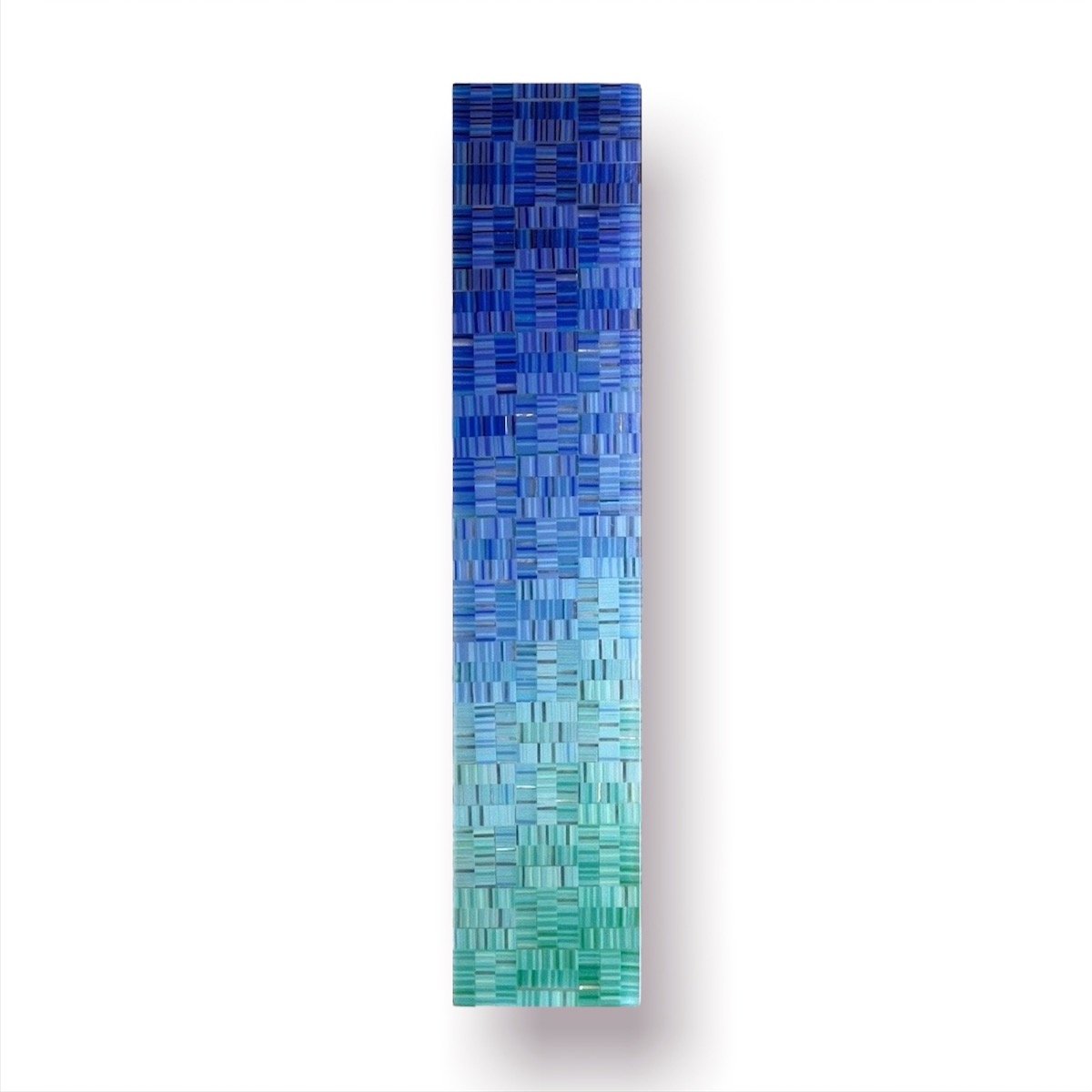 Continuation I, 16.88" X 3.5" fused glass. $210.