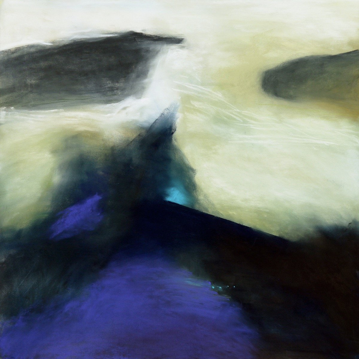 At a Precipice, 18” x 18” Soft Pastel. $1250.
