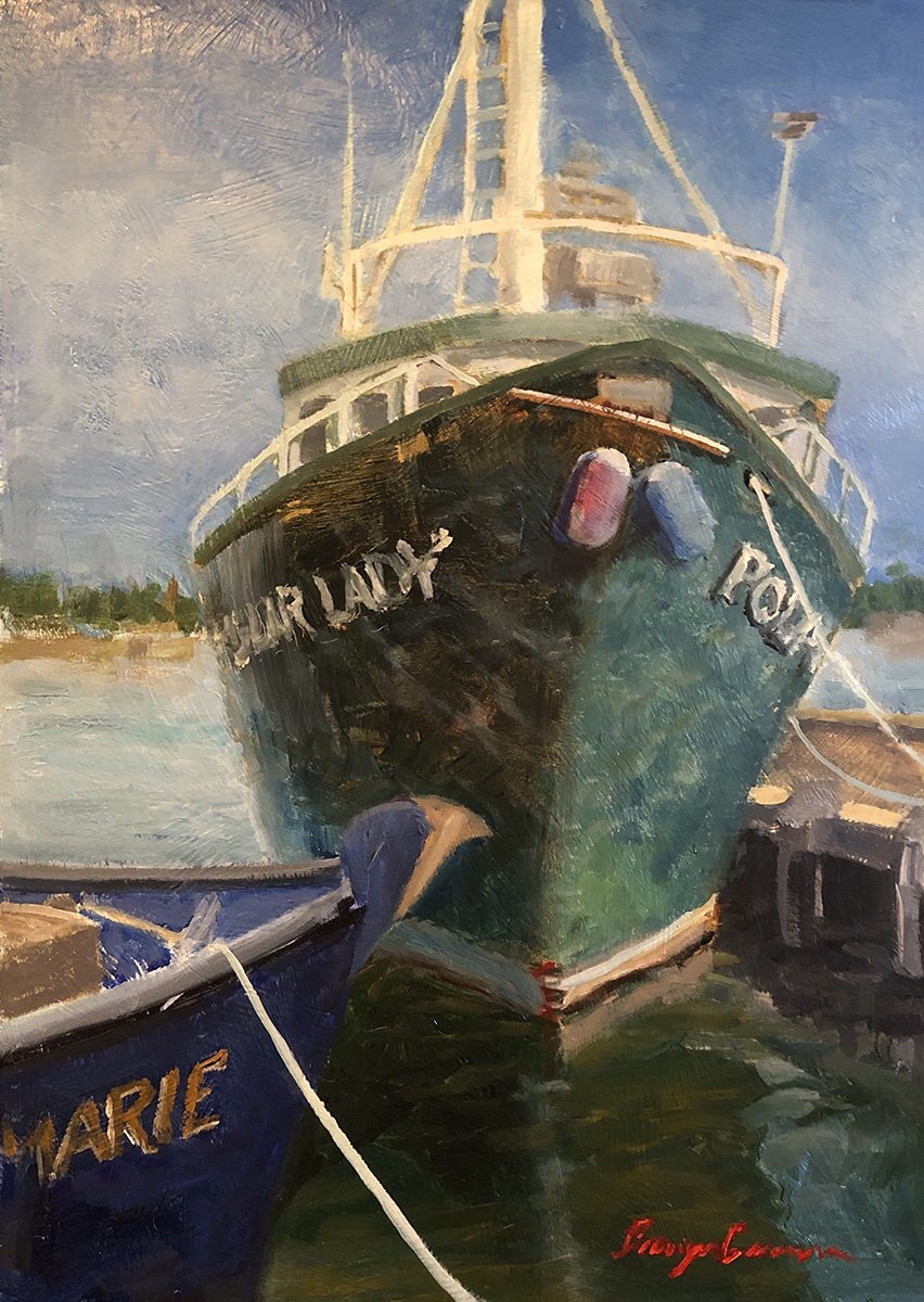 Polar Lady, 14x10 oil, $750