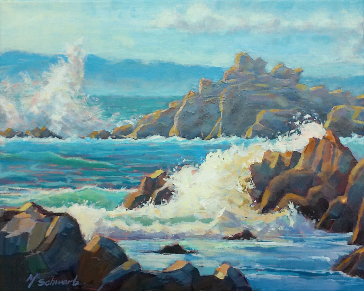 Surf’s Up, 16x20 acrylic, $1150