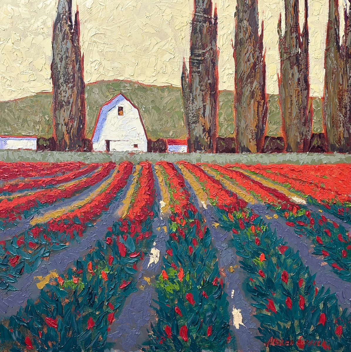 Second Spring, 30 x 30 oil, $4900