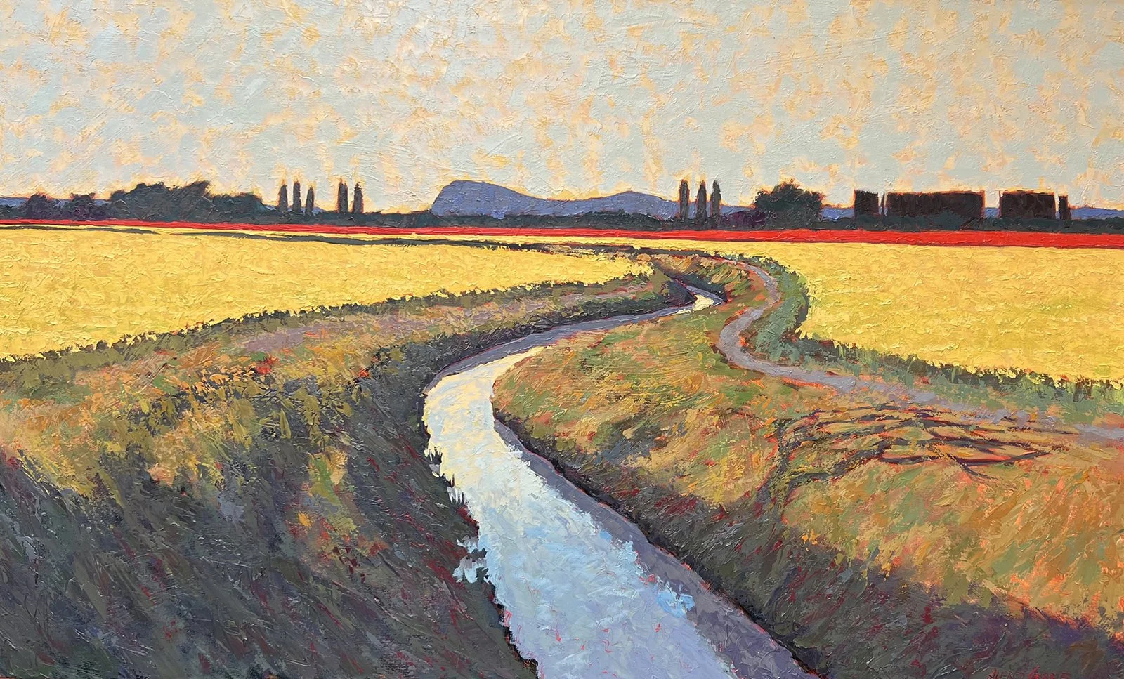 Casting Shadows, 36 x 60 oil, $9500