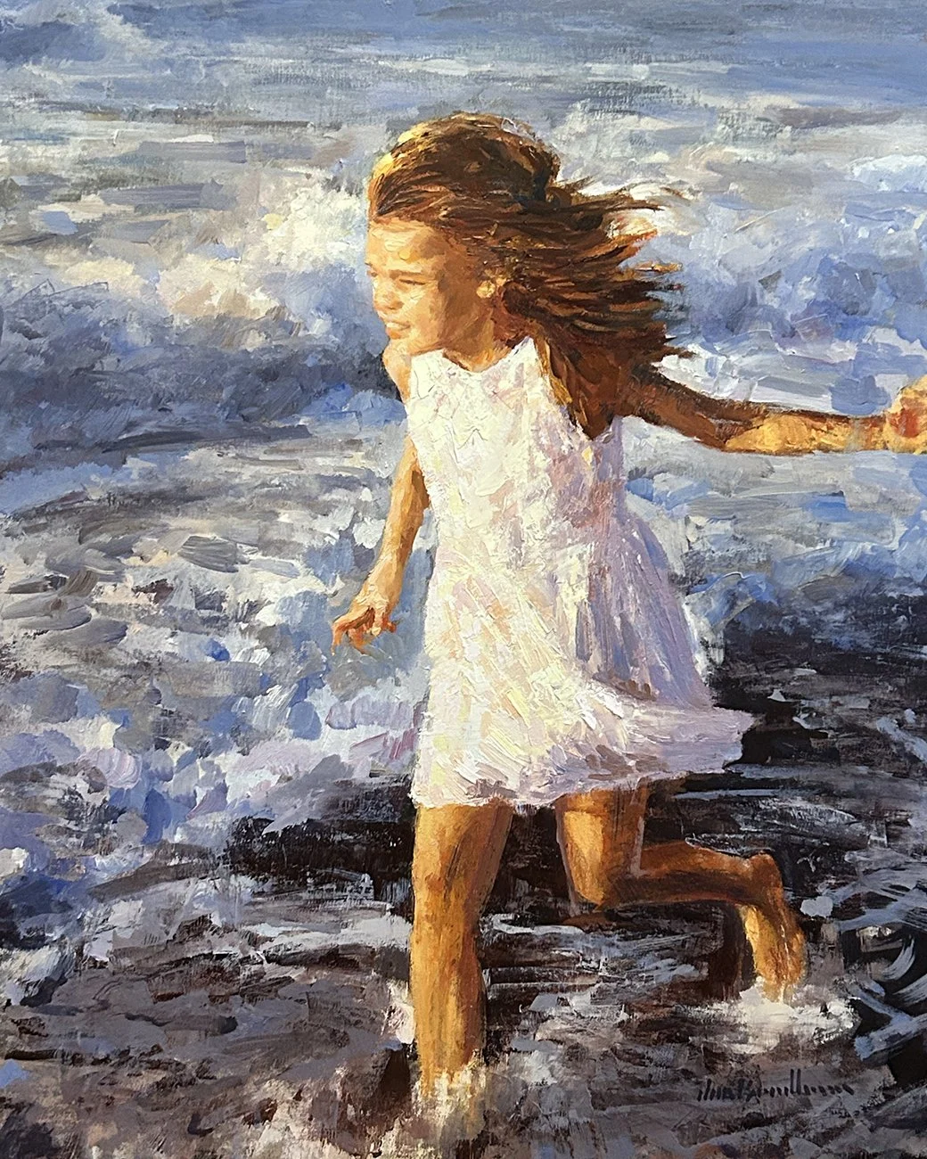 Tehanu Running, 20x16 oil, $1100
