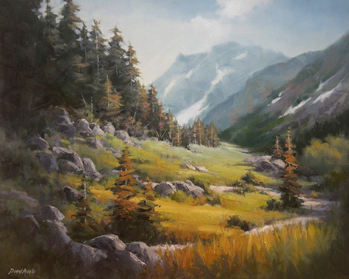 Cascade Pass, 24" x 30" oil, $2,900.