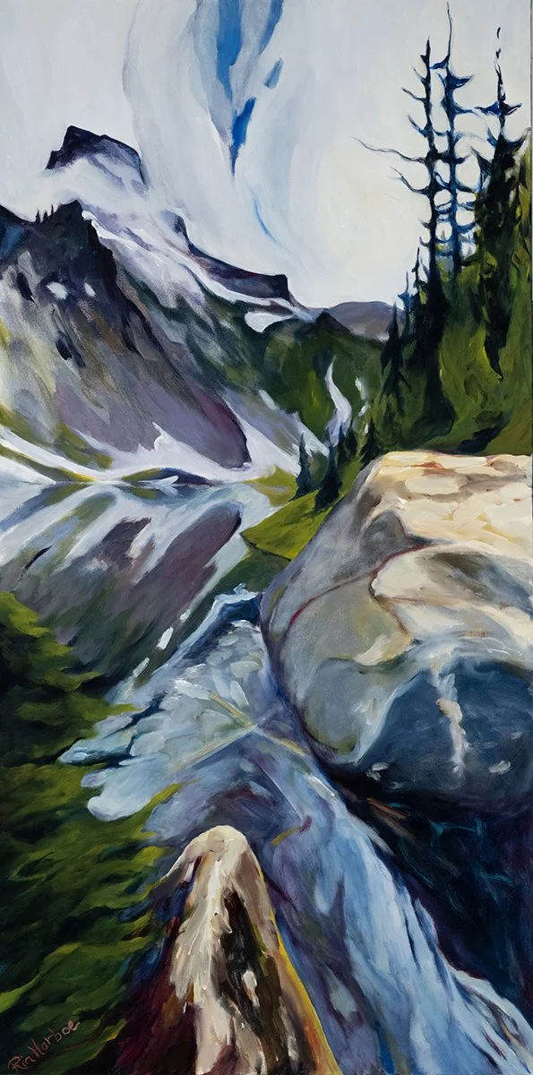 Revealed, 48x24 acrylic, $1495 SOLD
