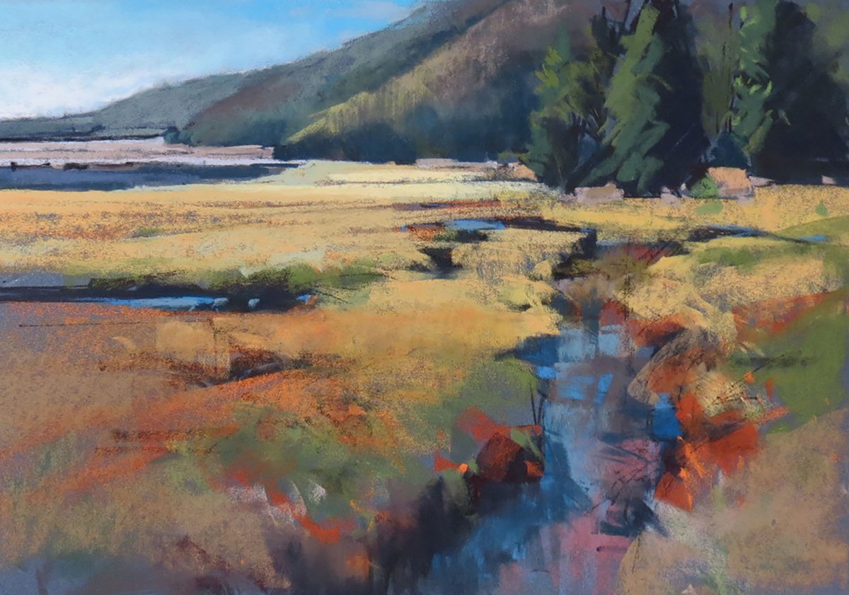 Gift From the Lake, 9x12 Pastel, $600 SOLD