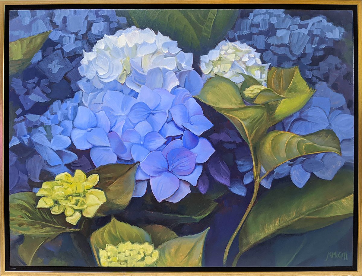 Rhapsody, 24" x 18" Oil on Board, $1700