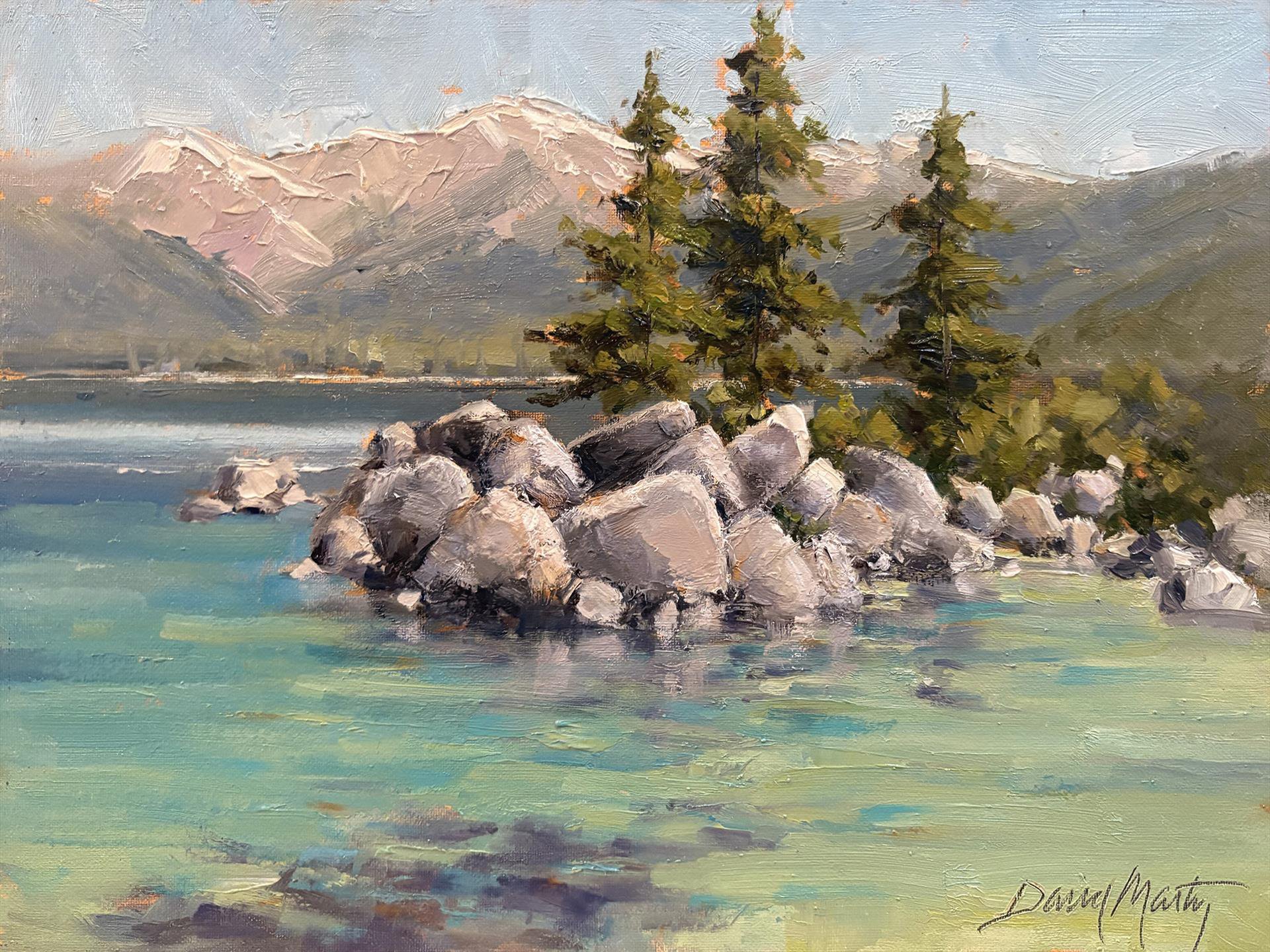 David Marty - Clear Waters; 9x12 oil, $875