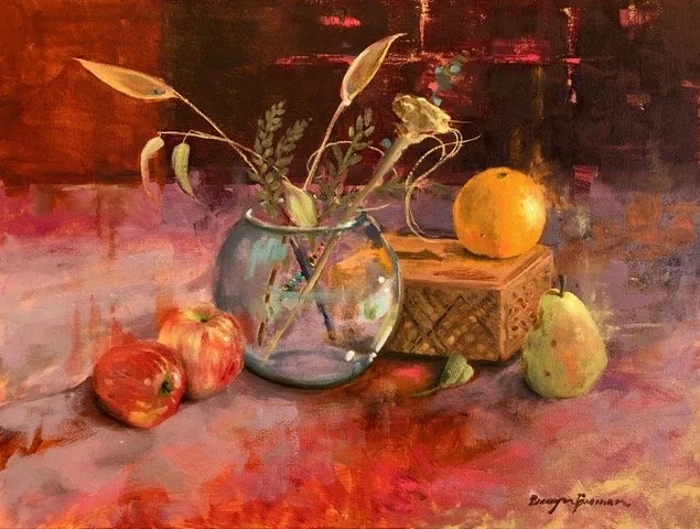 Puzzle Box, 18x24 oil, $995