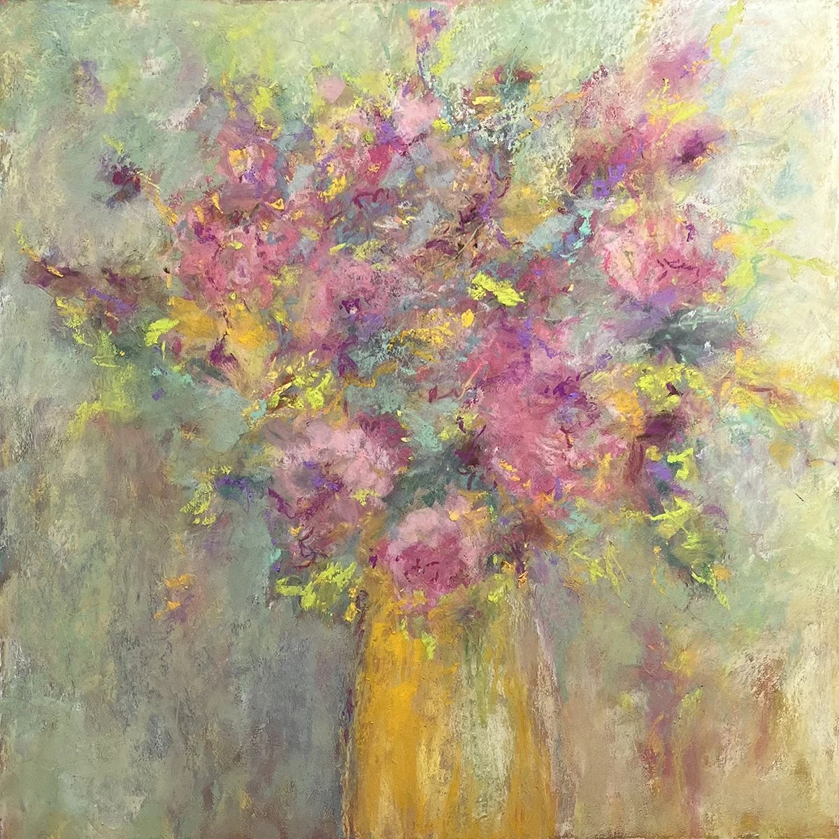 Stillness and Light, 16x16 pastel, $1200