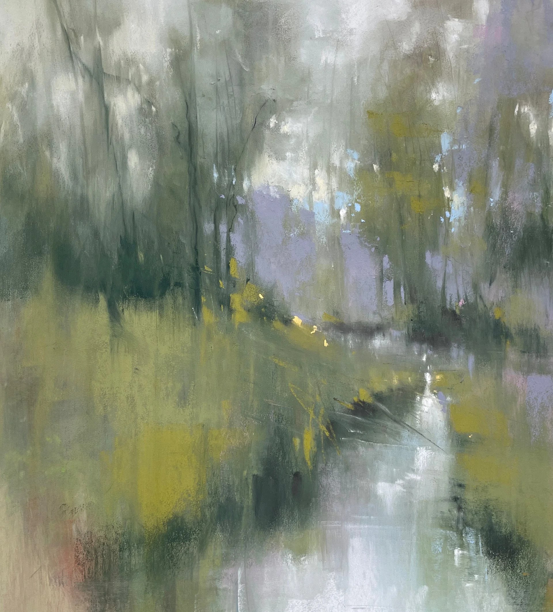 Sweet Tuesday, 13.5x12 pastel, $950