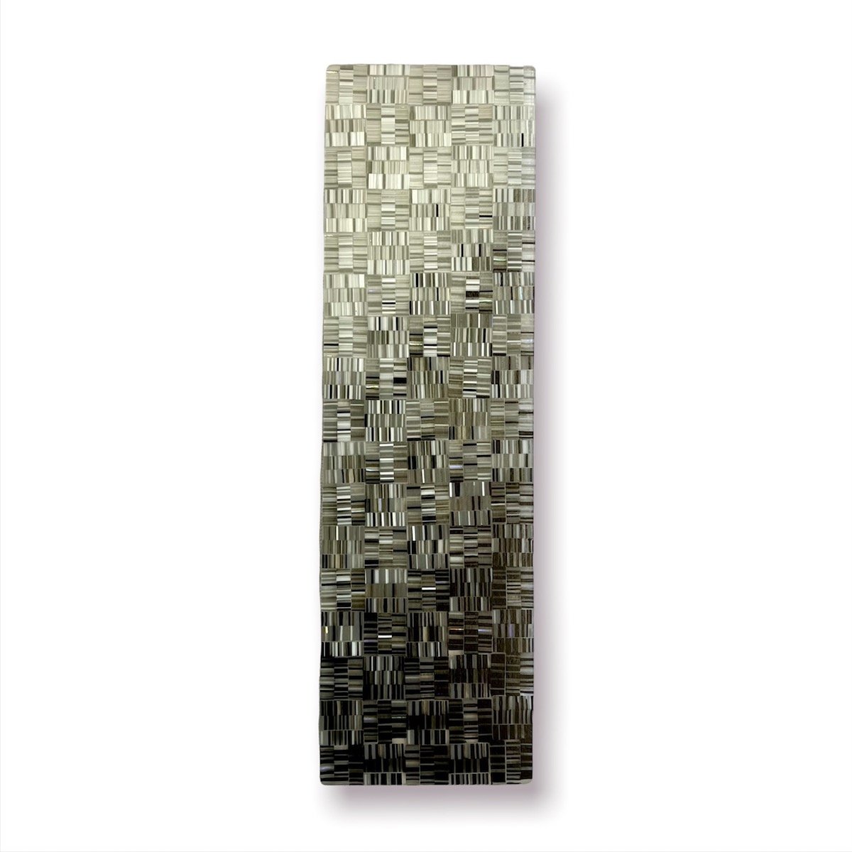 Night & Day XI, 19" x 5.75" fused glass. $380.