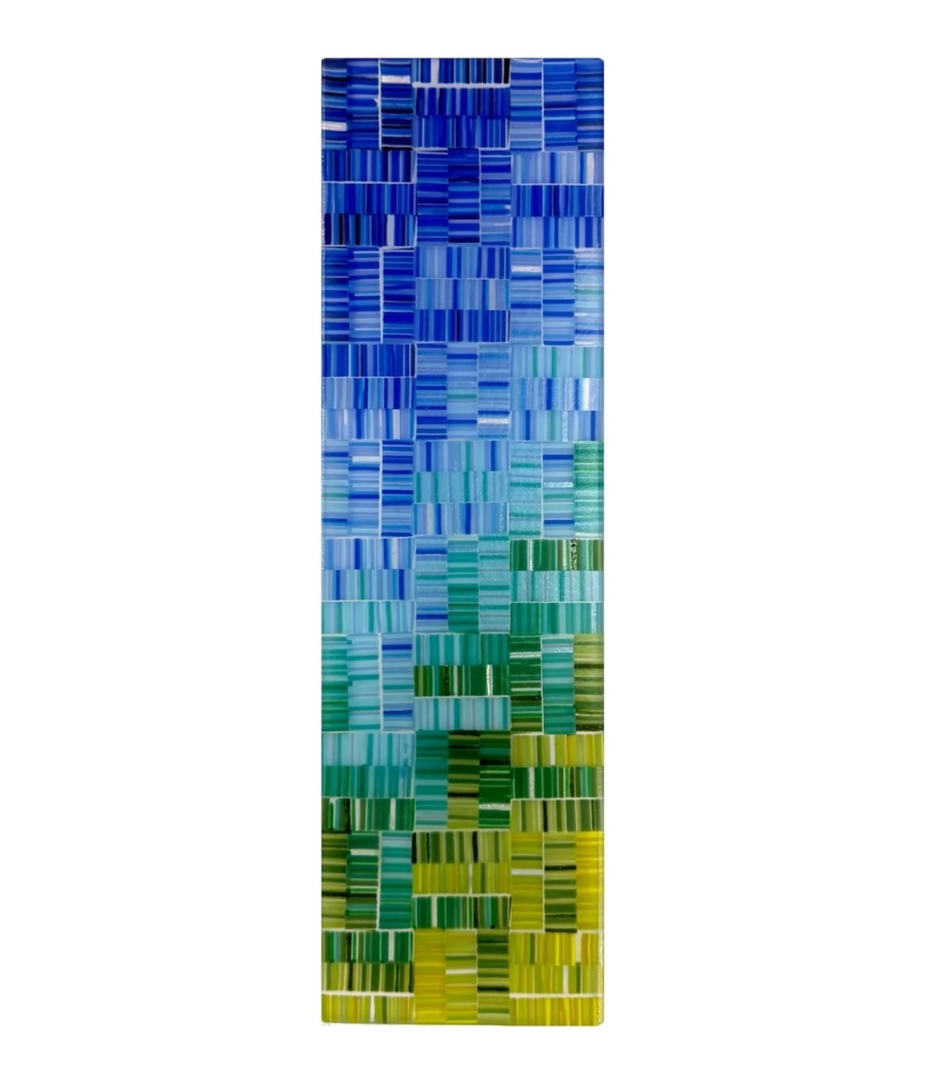 Sea to Sky 3, 11.25 x 3.38 fused glass, $140