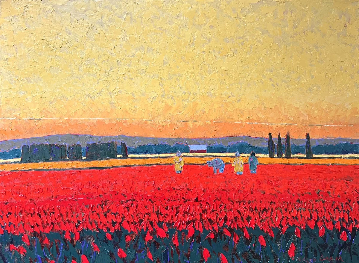 Contrail, 30 x 40 oil, $6500