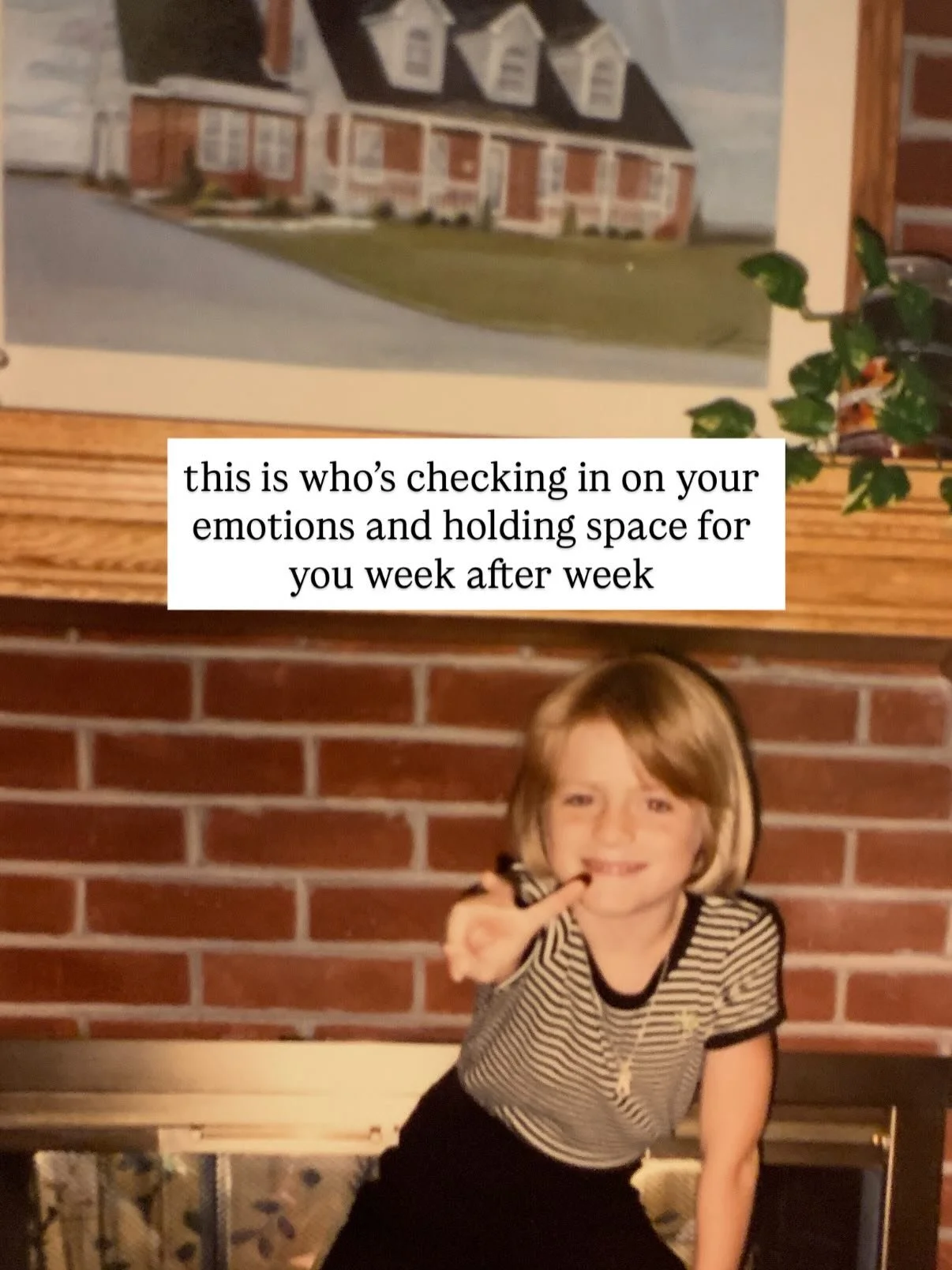 In every session, consultation call, email, and interaction, little Kylie is right there with me 💕
&bull;
&bull;
&bull;
#therapistofinstagram #nctherapist #highfunctioninganxiety #childfreelifestyle #innerchild